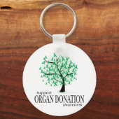 Porte-clés Arbre de don d'organes (Recto)
