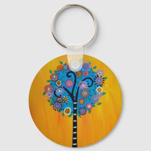 Porte-clés Arbre de Judaica de porte - clé de la vie