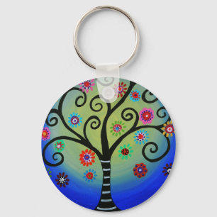 Porte-clés Arbre de Judaica de porte - clé de la vie