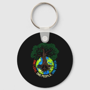 Porte-clés Arbre de la paix Amour Protection de l'environneme