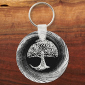 Porte-clés Arbre de la vie calme à l'intérieur (Recto)