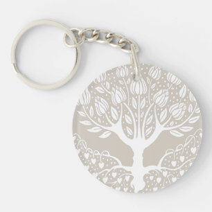 Porte-clés Arbre de Magnolia ornementale par Aubrey Beardsley