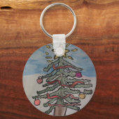 Porte-clés Arbre de Noël (Recto)