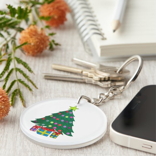 Porte-clés Arbre de Noël (Devant Droit)