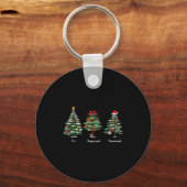 Porte-clés Arbre de Noël avec Message Caché Subtil Anti Trump (Recto)