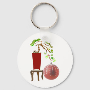 Porte-clés Arbre de Noël Bonsaï
