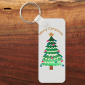 Porte-clés Arbre de Noël Cercle clé : (Recto)