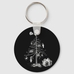Porte-clés Arbre de Noël gothique