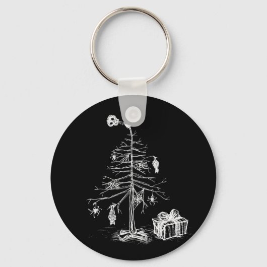 Porte-clés Arbre de Noël gothique (Recto)