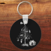 Porte-clés Arbre de Noël gothique (Recto)