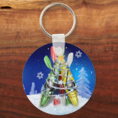 Porte-clés Arbre de Noël Kayak (Recto)