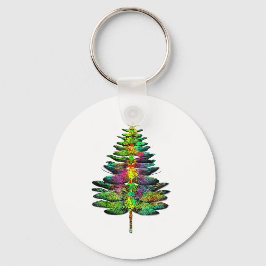 Porte-clés Arbre de Noël Libellule Noël Libellule (Recto)