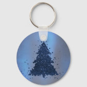 Porte-clés Arbre de Noël Moody | Classy Dark Navy Bleu (Recto)