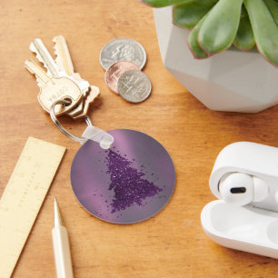 Porte-clés Arbre de Noël Moody Plum profond