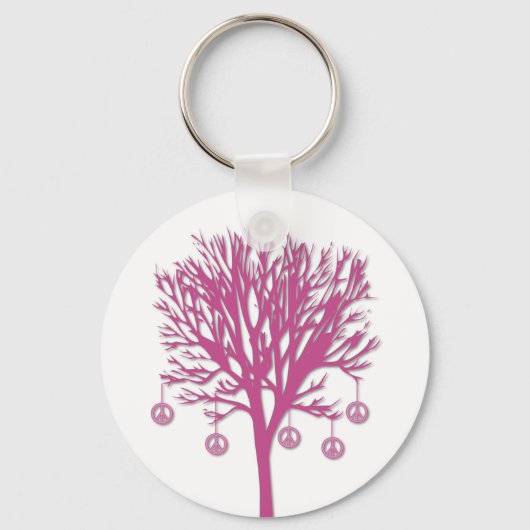 Porte-clés Arbre de paix (Recto)