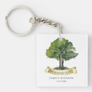 Porte-clés Arbre de réunion de famille correspondant à l'équi