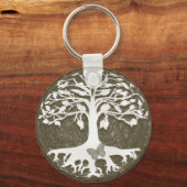 Porte-clés Arbre de vie Nouveaux débuts par Amelia Carrie (Recto)