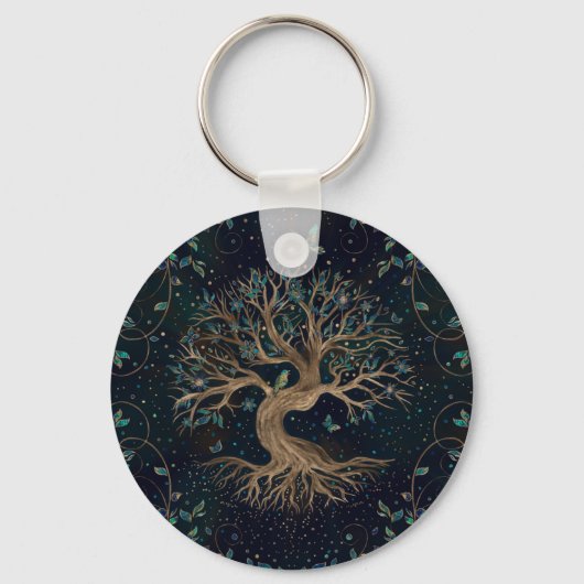 Porte-clés Arbre de vie - Yggdrasil (Recto)