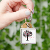 Porte-clés Arbre des coeurs (main)