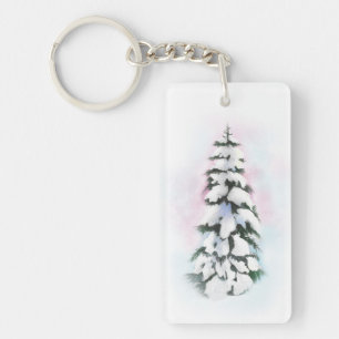 Porte-clés Arbre d'hiver