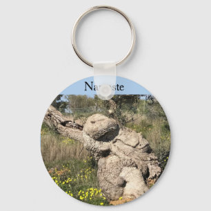 Porte-clés Arbre d'olive en position Yoga