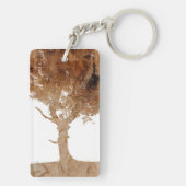 Porte-clés Arbre en bois (Dos)