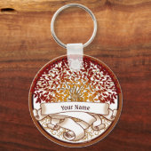 Porte-clés Arbre Généalogique Crimson (Recto)