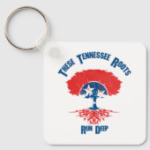 Porte-clés Arbre indicateur des racines du Tennessee (Recto)