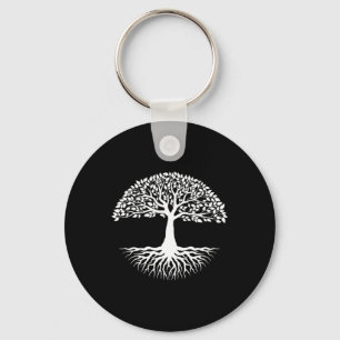 Porte-clés Arbre Racines De La Vie Cool Mère Jour des terres