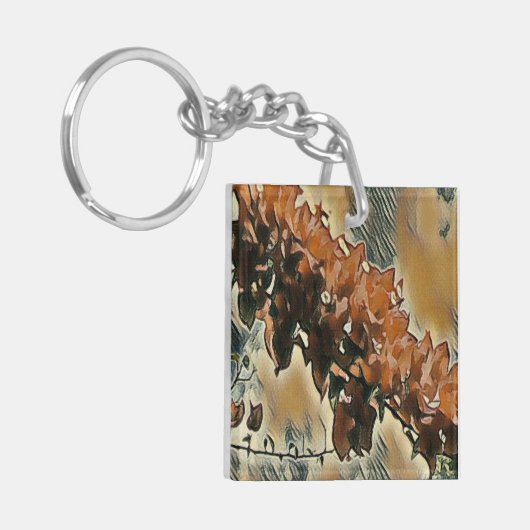 Porte-clés Arbre rose (Devant gauche)