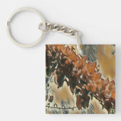 Porte-clés Arbre rose (Devant)