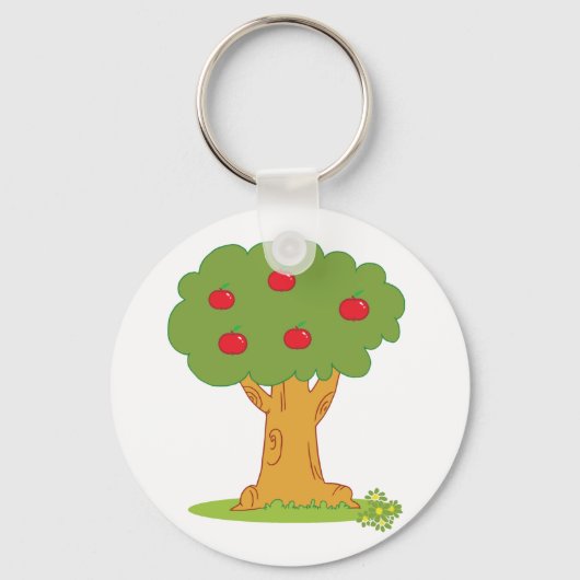 Porte-clés Arbre rouge (Recto)