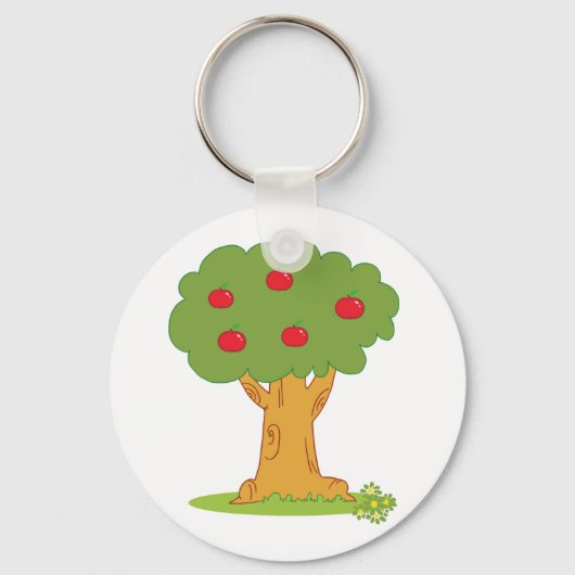 Porte-clés Arbre rouge (Verso)