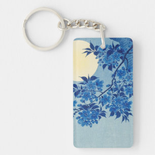 Porte-clés Arbre sous la Lune Bleue : Nuit de Floraison des C