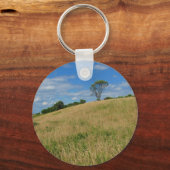 Porte-clés Arbres dans un champ de blé (Recto)