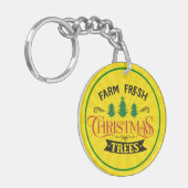 Porte-clés Arbres de Noël frais de ferme Design-54394 (Devant gauche)