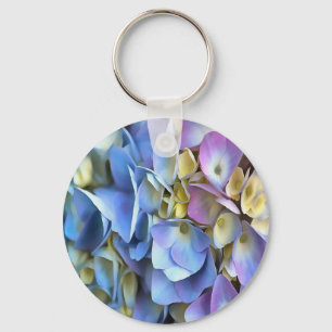 Porte-clés Arbuste bleu Hydrangea Arbuste Artistique Bossom