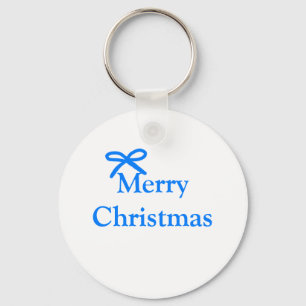 Porte-clés Arc bleu joyeux Noël cadeaux famille simple moder