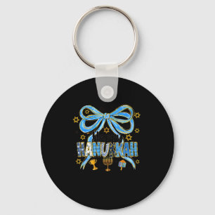 Porte-clés Arc de Hanukkah Coquette Arc juif Arc de la Menora