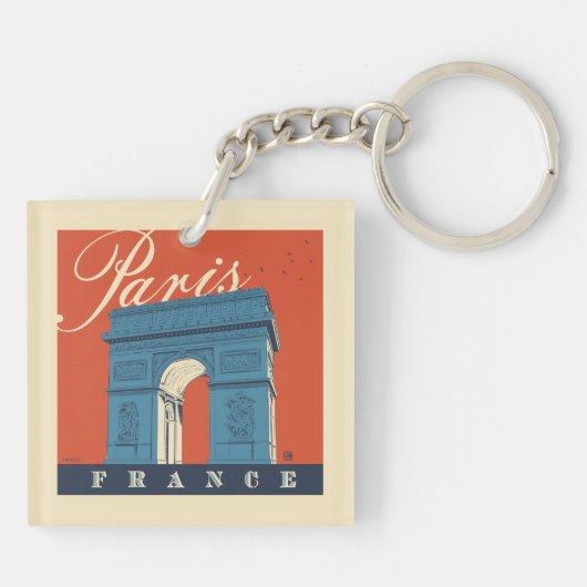 Porte-clés Arc de Triomphe | Paris, France (Dos)