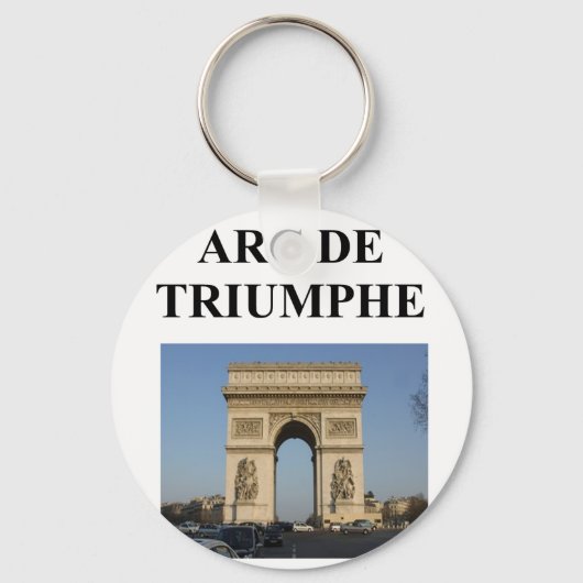 Porte-clés arc de triumphe paris france (Recto)