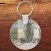 Porte-clés Arc de Washington, Printemps par Frederick Childe (Recto)