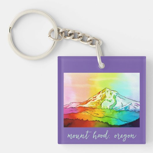 Porte-clés Arc en arc-en-ciel (Devant)