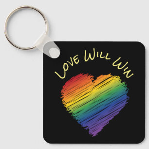 Porte-clés Arc en arc-en-ciel