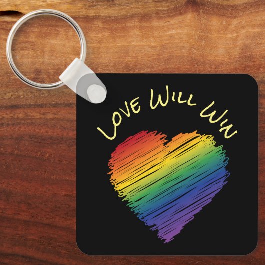 Porte-clés Arc en arc-en-ciel (Recto)