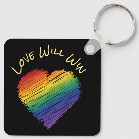 Porte-clés Arc en arc-en-ciel (Dos)