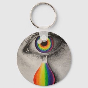 Porte-clés Arc-en-ciel affiche jeter oreiller trivet de pierr
