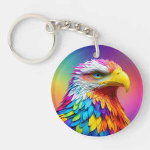 Porte-clés Arc-en-ciel Aigle-65456