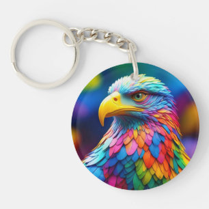Porte-clés Arc-en-ciel Aigle-65456
