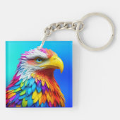 Porte-clés Arc-en-ciel Aigle-65456 (Dos)